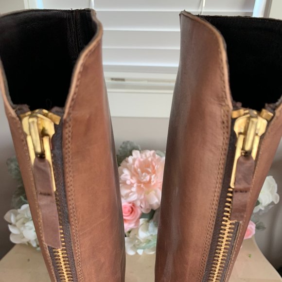 NWOT Leather Boots size 7 - Picture 5 of 12